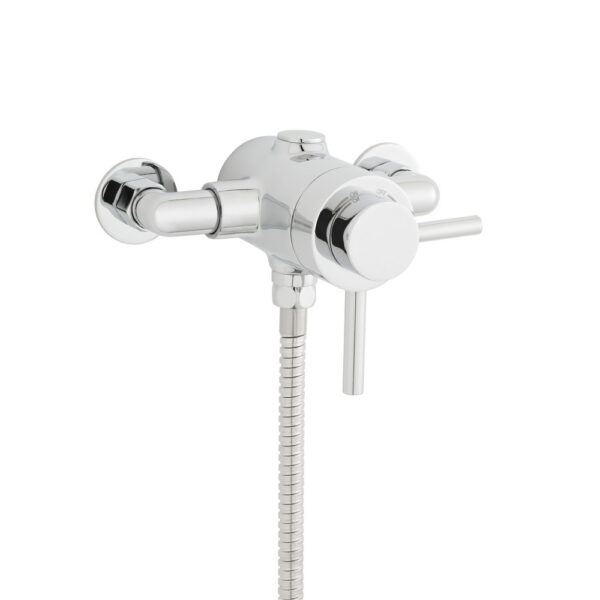 Kartell Plan 1 Outlet Thermostatic Exposed Shower Valve - Chrome