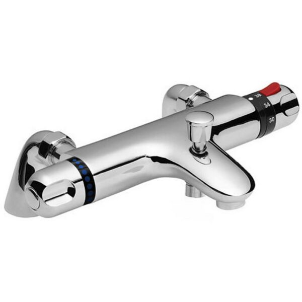 Kartell Source Thermostatic Bath Shower Mixer - Chrome