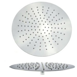 Kartell Round Wall Mounted Shower Head – Chrome - 200mm x 200mm