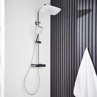 Kartell Kolt Thermostatic 2 Outlet Exposed Shower Syestem - Image 2