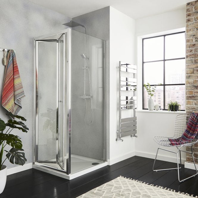 Kartell KV6 Extension Profile For Shower Enclosure - 1850mm High - Chrome