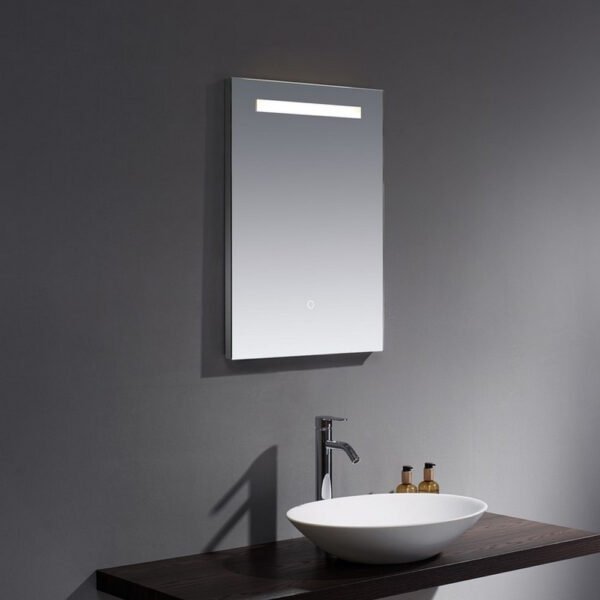 Kartell Stroud Top Strip Illuminated Mirror - 700mm x 500mm - Image 6