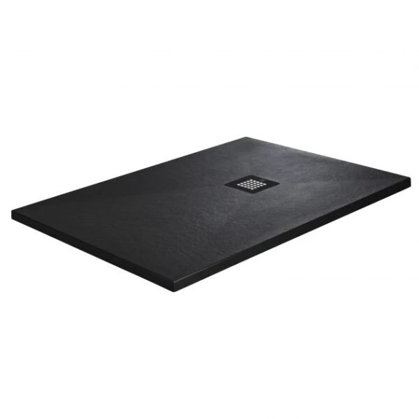 Kartell Stone Effect Rectangular Shower Tray - Graphite