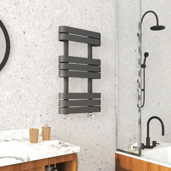 Kartell Tampa Vertical Heated Towel Rail - Anthracite
