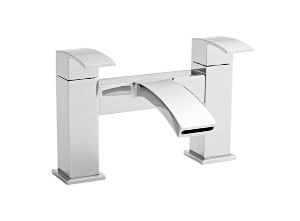 Kartell Flair Deck Mounted Bath Filler Tap - Chrome