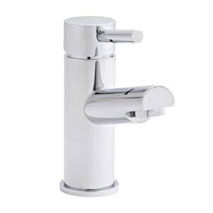 Kartell Plan Deck Mounted Mono Basin Mixer Tap With Click Waste - Chrome