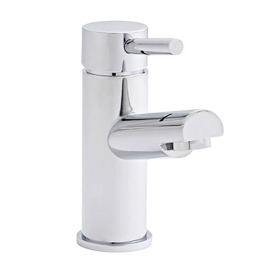 Kartell Plan Deck Mounted Mono Basin Mixer Tap With Click Waste - Chrome