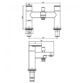 Kartell Logik Deck Mounted Bath Shower Mixer Tap With Hose And Handset - Chrome - Image 2