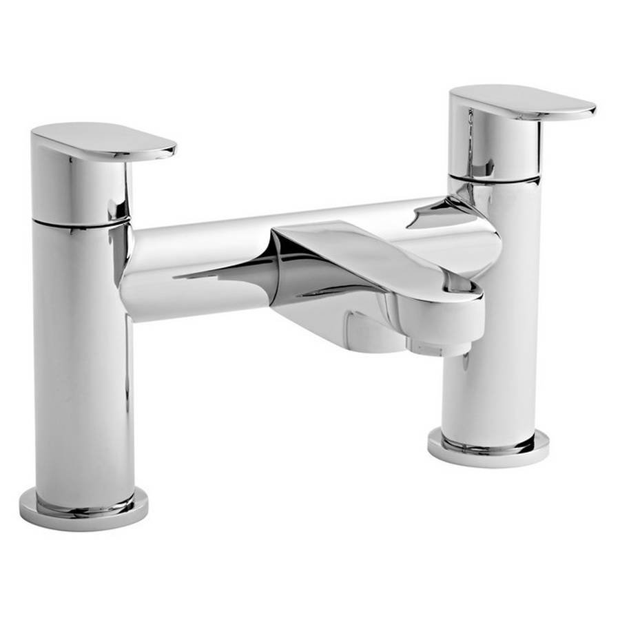 Kartell Logik Deck Mounted Bath Filler Tap - Chrome