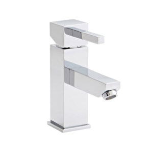 Kartell Pure Deck Mounted Mono Basin Mixer Tap With Click Waste - Chrome