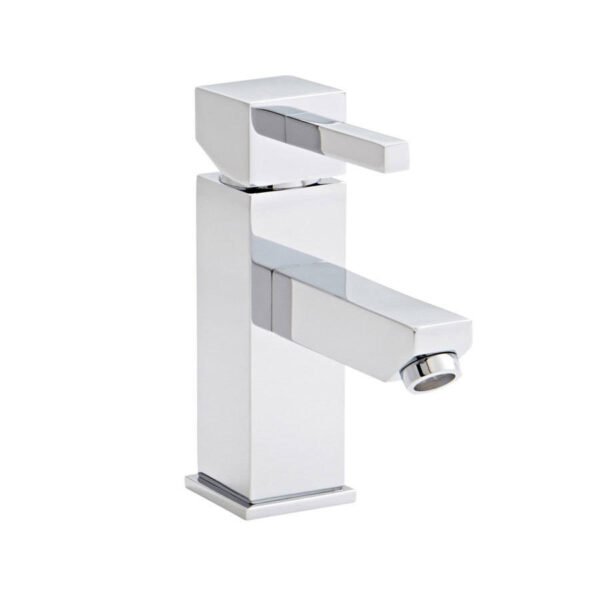 Kartell Pure Deck Mounted Mono Basin Mixer Tap With Click Waste - Chrome