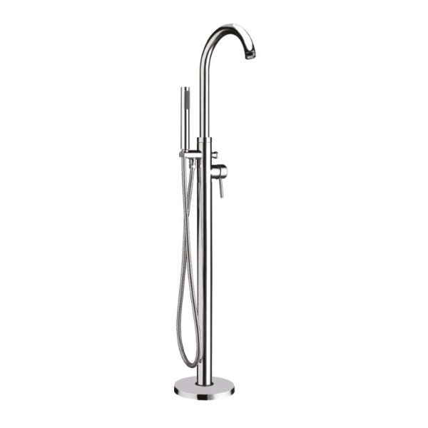 Scudo Premier Freestanding Bath Tap - Chrome