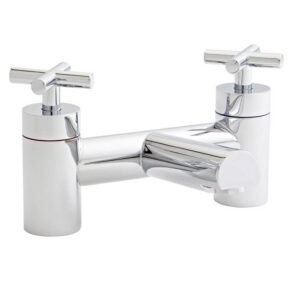 Kartell Times Deck Mounted Bath Filler Tap - Chrome