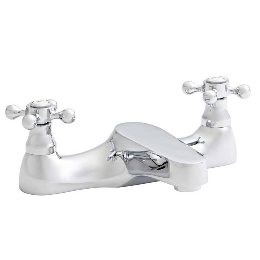 Kartell Viktory Deck Mounted Bath Filler Tap - Chrome