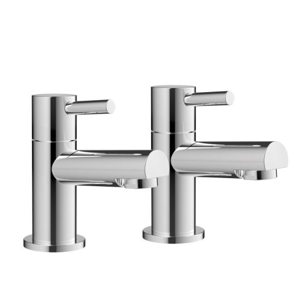 Scudo Premier Bath Taps - Chrome