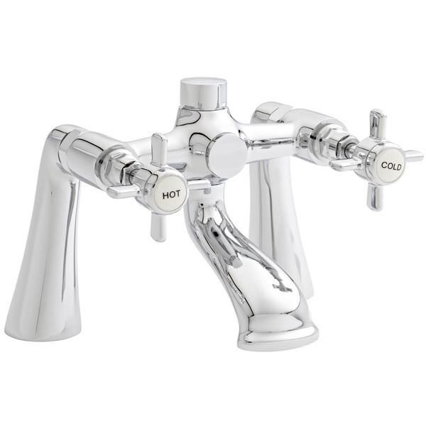 Kartell Klassique Deck Mounted Bath Filler Tap - Chrome