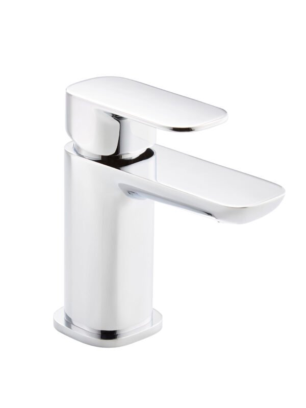 Kartell Visage Deck Mounted Mono Basin Mixer Tap - Chrome