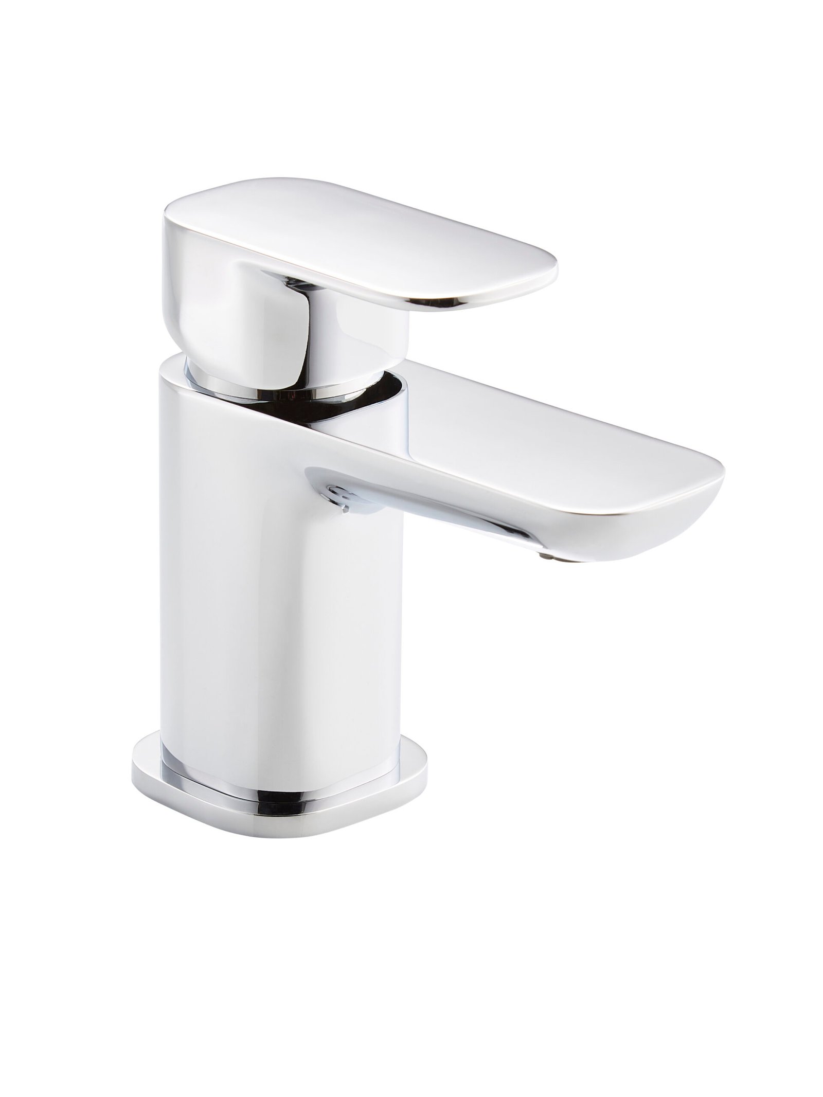 Kartell Visage Deck Mounted Mini Mono Basin Mixer Tap - Chrome