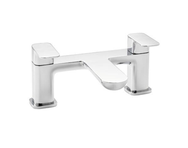 Kartell Visage Deck Mounted Bath Filler Tap - Chrome