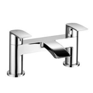 Kartell Curve Deck Mounted Bath Filler Tap - Chrome