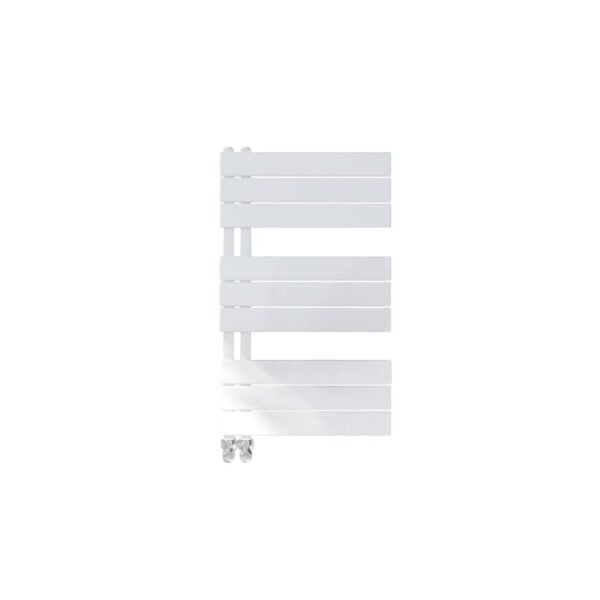 Scudo Thames Vertical Designer Heated Towel Rail - Matt White