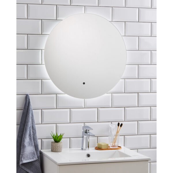 Kartell Tucson Round LED Illuminated Mirror - 600mm x 600mm - Image 2