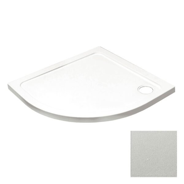 Kartell Anti Slip Quadrant Shower Tray - 900mm x 900mm - White