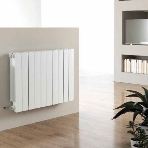 Kartell Vermont Flat Panel Horizontal Designer Radiator - White