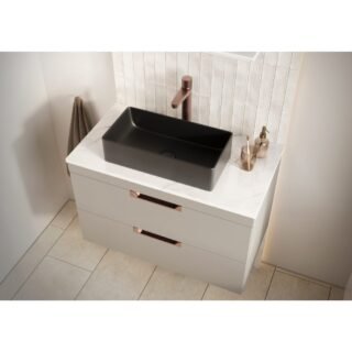 Scudo Riviera Rectangular Countertop Basin - 465mm Wide - Image 2