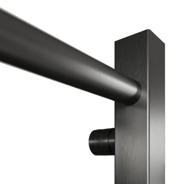 Scudo Vibe Towel Rail - Gunmetal - Image 2