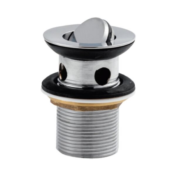 Kartell Slotted Swivel Top Basin Waste - Chrome