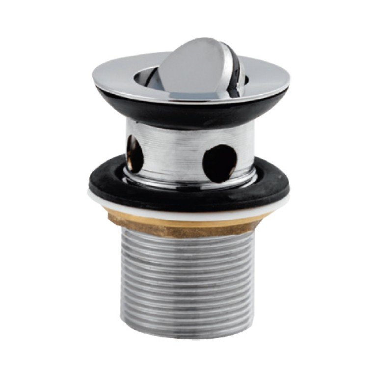 Kartell Slotted Swivel Top Basin Waste - Chrome
