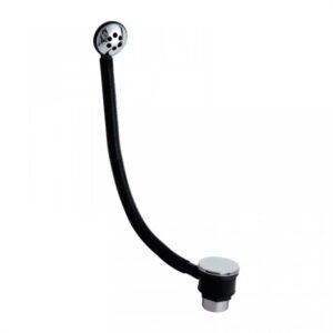 Kartell Clic-Clac Overflow Bath Filler Waste - Chrome