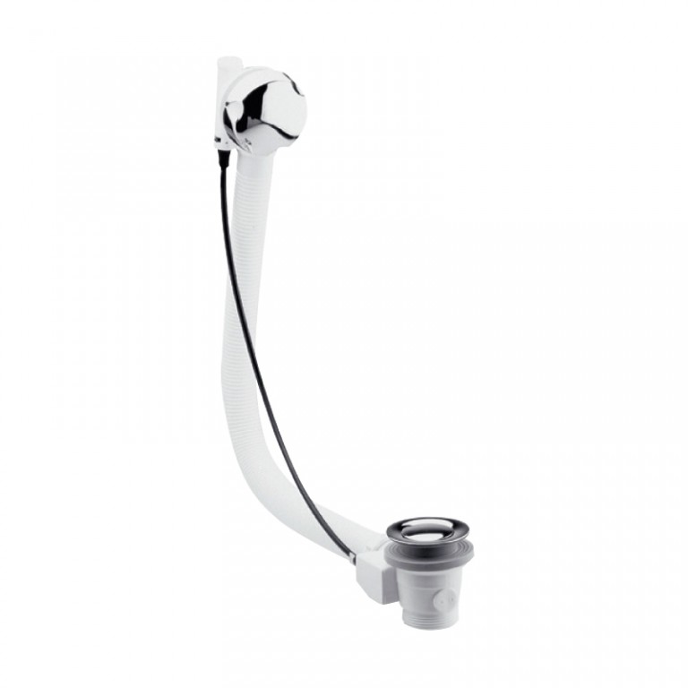 Kartell Pop Up Overflow Bath Filler Waste - Chrome