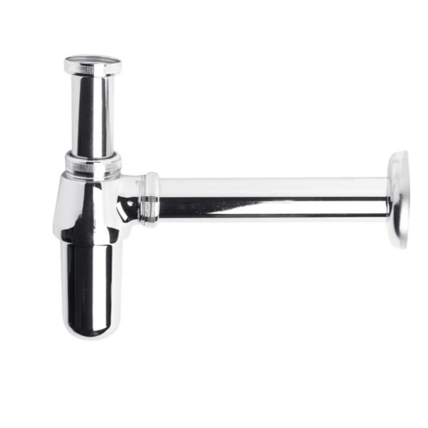 Kartell Round Bottom Adjustable Bottle Trap - Chrome