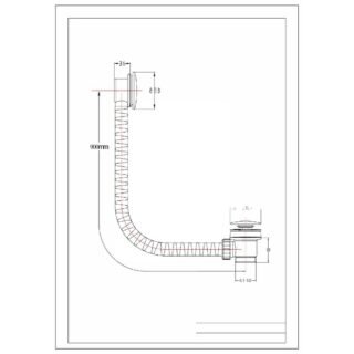 Scudo Bath Pop-Up Waste With Overflow - Image 5