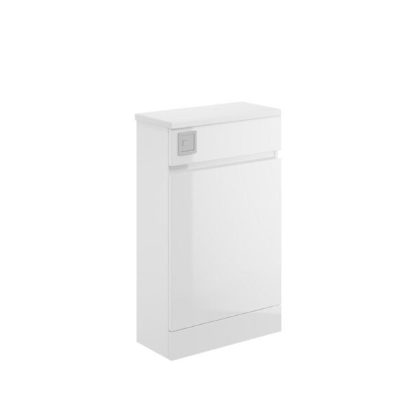 Scudo Water guard WC Unit - 500mm Wide - Gloss White