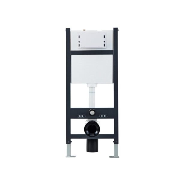 Scudo WC Concealed Cistern And Frame - White/Grey