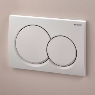 Geberit Alpha01 Round Button Dual Flush Plate - Image 2
