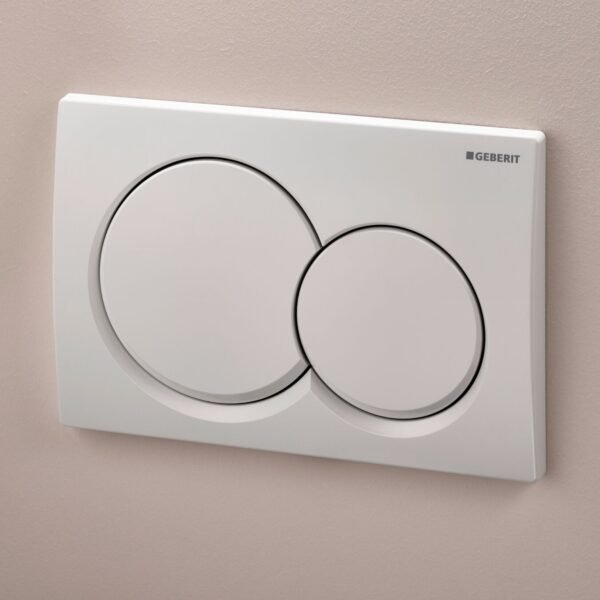 Geberit Alpha01 Round Button Dual Flush Plate - Image 2