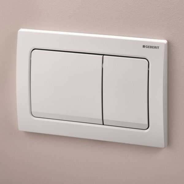 Geberit Alpha01 Square Button Dual Flush Plate - Image 2