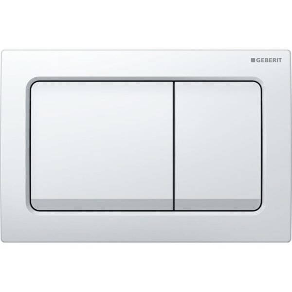 Geberit Alpha01 Square Button Dual Flush Plate