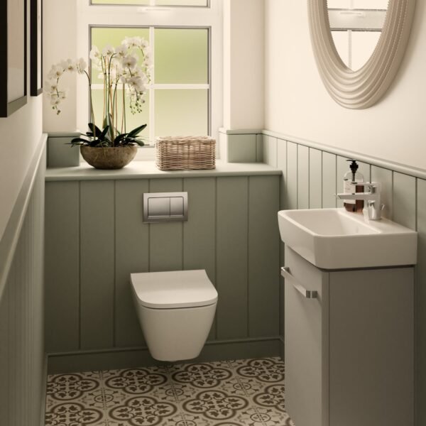 Geberit Alpha01 Square Button Dual Flush Plate - Image 8