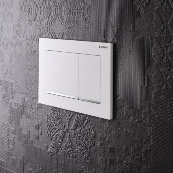 Geberit Omega20 Rectangular Dual Flush Plate - Image 2