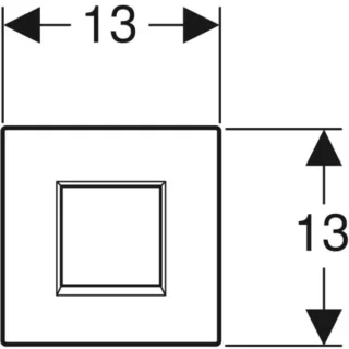 Geberit Type20 Mains Operated Urinal Flush Plate - Image 3