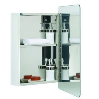 RAK Uno 1 Door Mirror Cabinet - 660mm x 460mm - Image 3