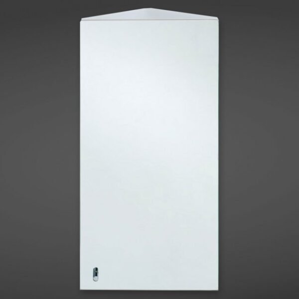 RAK Riva 1 Door Corner Mirror Cabinet - 650mm x 380mm - Image 2