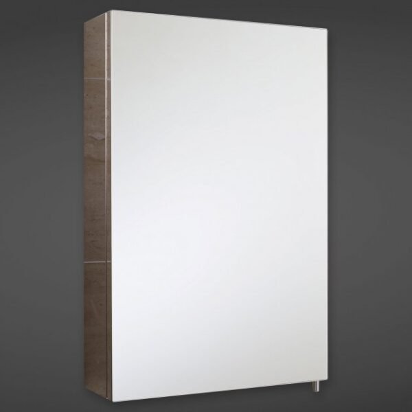 RAK Cube 1 Door Mirror Cabinet - 600mm x 400mm - Image 2