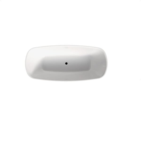 Scudo Coral Double Ended Freestanding Bath - 1700mm x 750mm - Gloss White