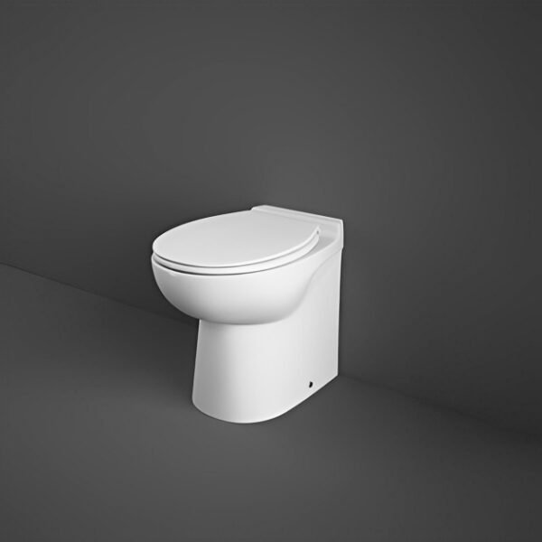 RAK Junior Back to Wall Toilet With Lid And Urea Seat - White